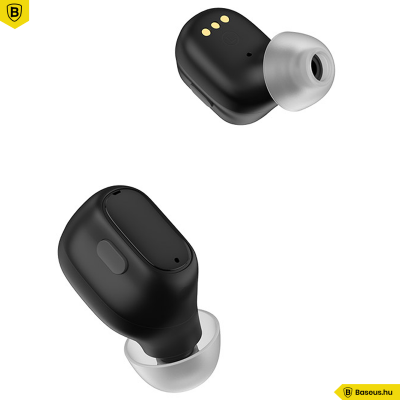 Baseus Bluetooth vezeték nélküli fülhallgató/headset Encok True WM01 Plus - Fekete