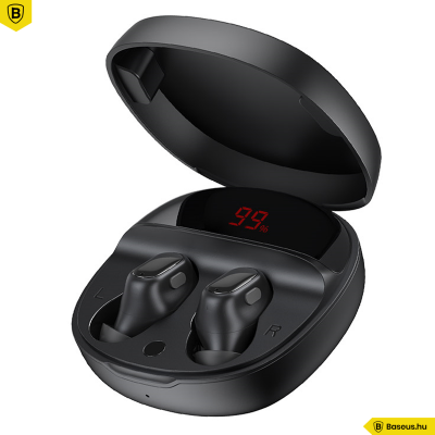 Baseus Bluetooth vezeték nélküli fülhallgató/headset Encok True WM01 Plus - Fekete