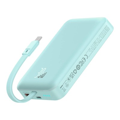 Baseus Magnetic Mini Powerbank, 10000mAh, USB-C 30W, MagSafe (kék)