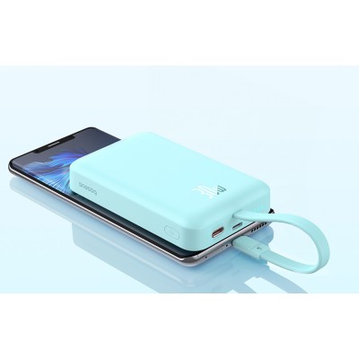Baseus Magnetic Mini Powerbank, 10000mAh, USB-C 30W, MagSafe (kék)