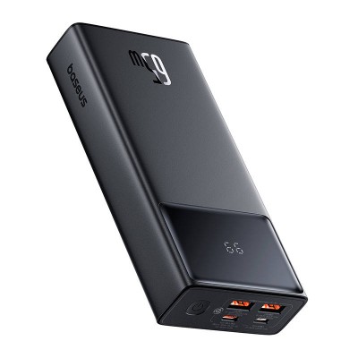 Baseus Star-Lord Powerbank, 20000mAh, 65W + USB / USB-C kábel (fekete)