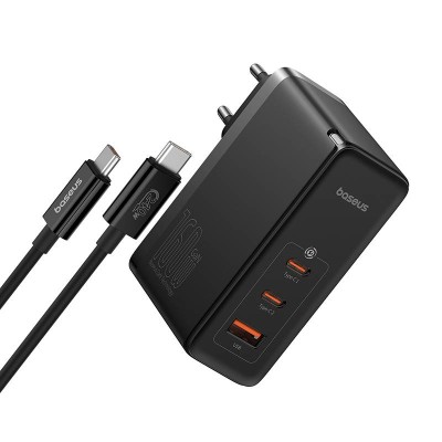 Baseus GaN5 Pro Gyorstöltő, 2xUSB-C, USB, 160W (fekete)