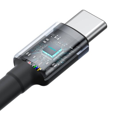 Baseus Cafule USB-C / USB-C adat/töltő kábel 100W , 1m  2db/csomag