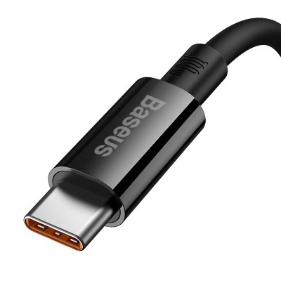 Baseus Superior USB - USB-C kábel, 100W, 1 m (fekete)