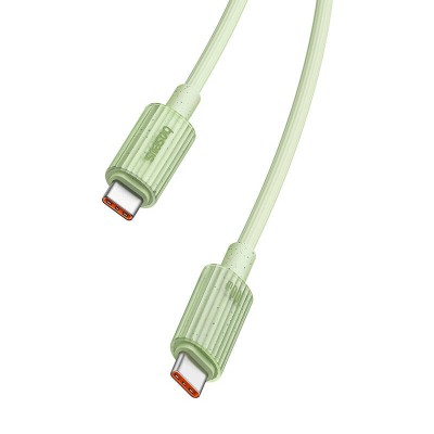 Baseus Habitat Series gyorstöltő kábel USB-C - USB-C, 100W, 2 m (zöld)