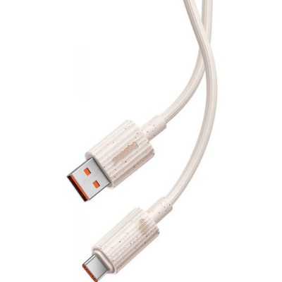 Baseus Habitat Series gyorstöltő kábel USB - USB-C, 100W, 1 m (rózsaszín)