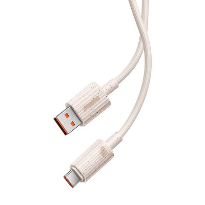 Baseus Habitat Series gyorstöltő kábel USB - USB-C, 100W, 2 m (rózsaszín)