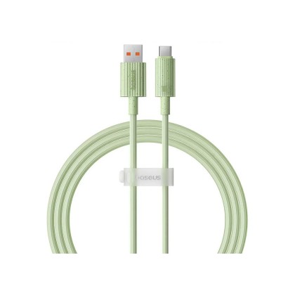 Baseus Habitat Series gyorstöltő kábel USB - USB-C, 100W, 1 m (zöld)