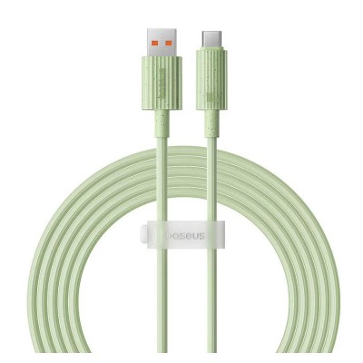 Baseus Habitat Series gyorstöltő kábel USB - USB-C, 100W, 2 m (zöld)