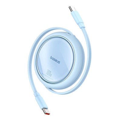 Baseus Free2Draw USB-C – USB-C kábel, PD, 100 W, 1 m (kék)