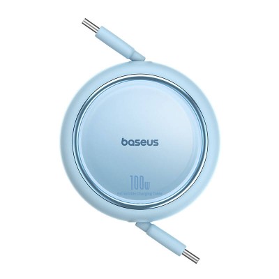 Baseus Free2Draw USB-C – USB-C kábel, PD, 100 W, 1 m (kék)