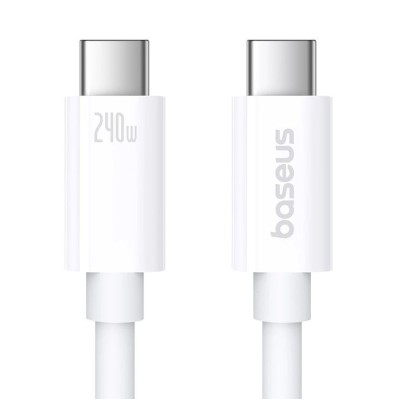 Baseus Superior 2 Series  USB-C / USB-C kábel 240W PD 8K 60Hz 1m - fehér