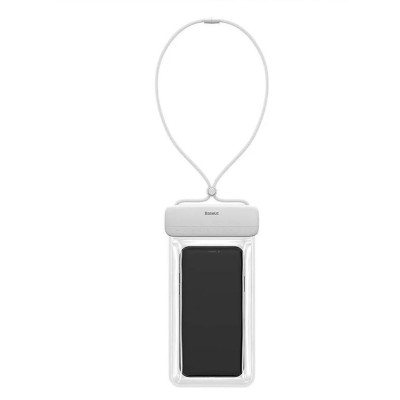 Baseus AquaGlide Vízálló telefontok (fehér)