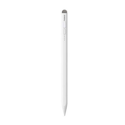 Baseus Stylus Smooth Writing Series ceruza LED kijelzővel, aktív/passzív verzió (fehér)