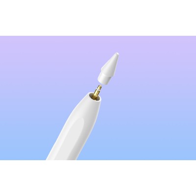 Baseus Stylus Smooth Writing Series ceruza, vezeték nélküli töltéssel, aktív változat USB-C csatlakozóval (fehér)