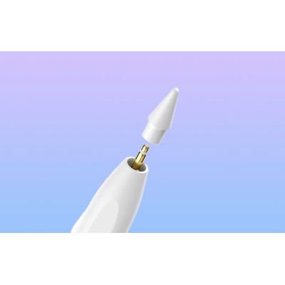 Baseus Stylus Smooth Writing Series ceruza, plug-in töltéssel, aktív változat, USB-C csatlakozóval (fehér)