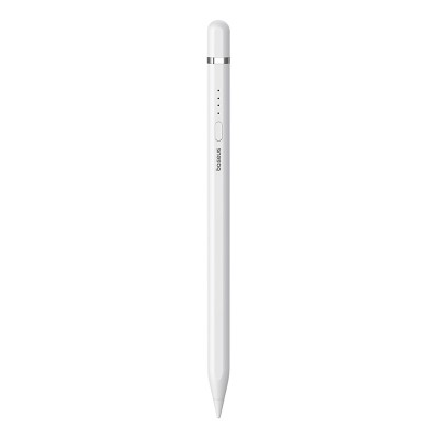 Baseus Stylus Smooth Writing Series ceruza, vezeték nélküli töltéssel, aktív változat Lightning csatlakozóval (fehér)