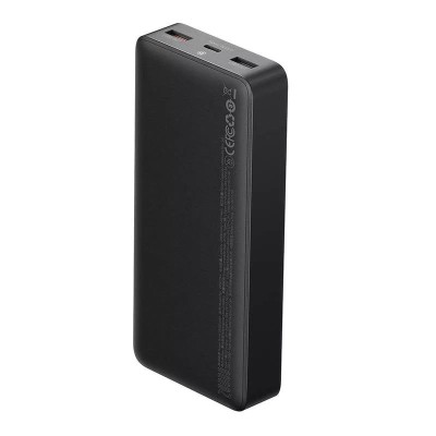 Baseus Bipow Powerbank, 20000mAh, 2x USB, USB-C, 25W (fekete)
