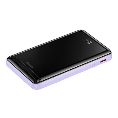 Baseus Magnetic (MagSafe) Powerbank 10000mAh,20W,USB-C kábel (lila)