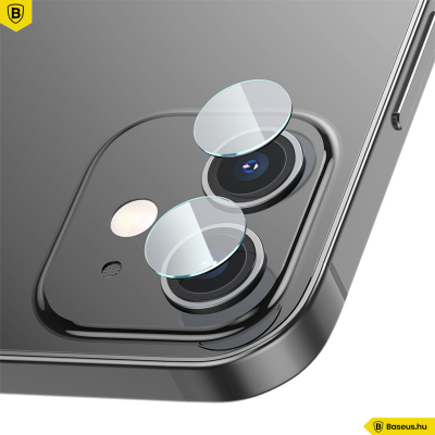 Baseus iPhone 12 Mini/12 kamera védőlencse 0,25mm (2db/cs.)