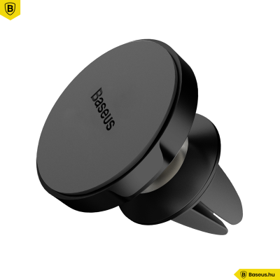 Baseus mágneses autós telefontartó szellőzőrácsra Small Ears - Fekete