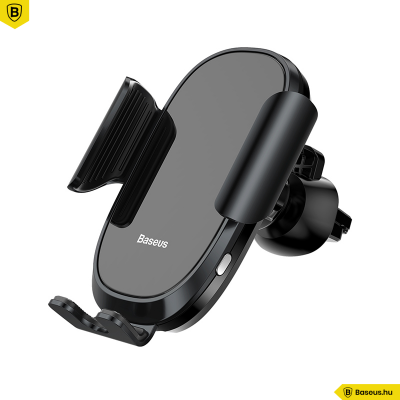 Baseus Smart automata telefontartó szellőzőrácsra - Fekete