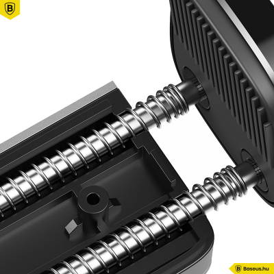 Baseus Steel Cannon telefontartó szellőzőrácsra - Fekete