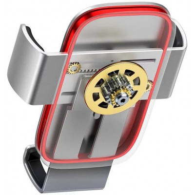 Baseus Metal Age II szellőző telefontartó a szellőzőrácshoz, ezüst