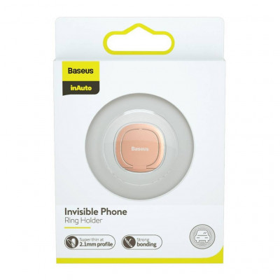 Baseus Invisible gyűrűs fogantyú telefonhoz, rózsaszín
