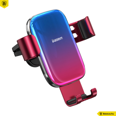 Baseus Glaze autós telefontartó szellőzőrácsra - Piros