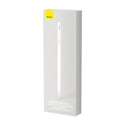 Baseus Smooth Writing 2 Stylus ceruza LED indikátorral (fehér)
