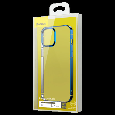 Baseus Glitter telefontok iPhone 12 Pro Max készülékhez, kék