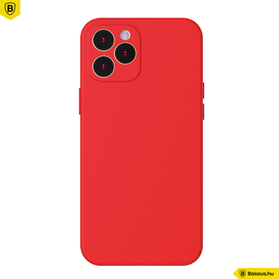 Baseus iPhone 12 Pro Max rugalmas gél tok  - Piros