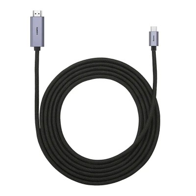 Baseus USB-C HDMI kábel, 4K, 3m (fekete)