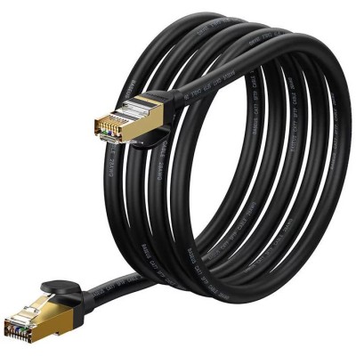 Baseus Ethernet RJ45 hálózati kábel, 10Gbps, 2m (fekete)