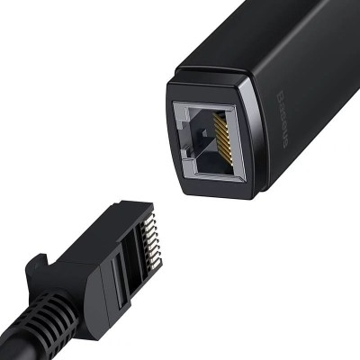 Baseus Lite Series USB – RJ45 hálózati adapter, 100Mbps (fekete)