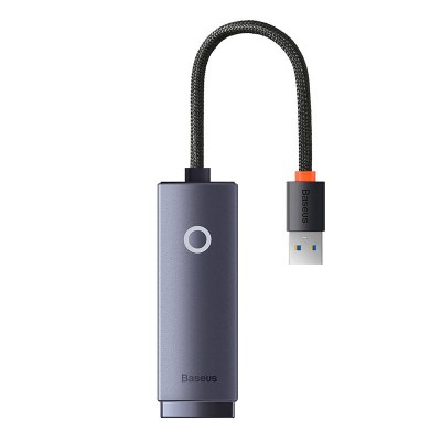 Baseus Lite Series USB – RJ45 hálózati adapter, szürke 