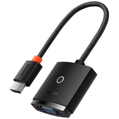 Baseus Lite Series HDMI-VGA adapter (fekete)