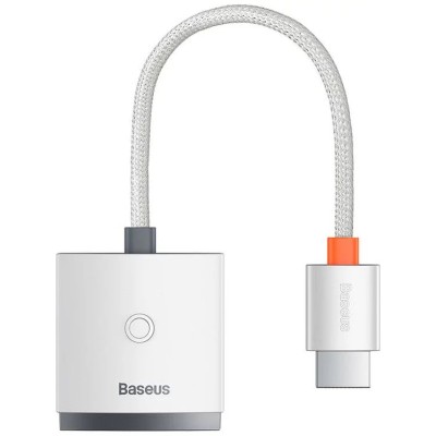Baseus Lite Series HDMI-VGA adapter (fehér)