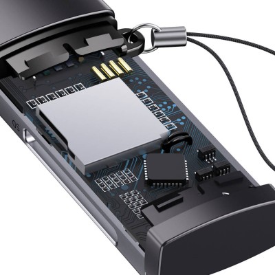 Baseus Lite Series SD/TF memória kártya olvasó, USB (szürke)