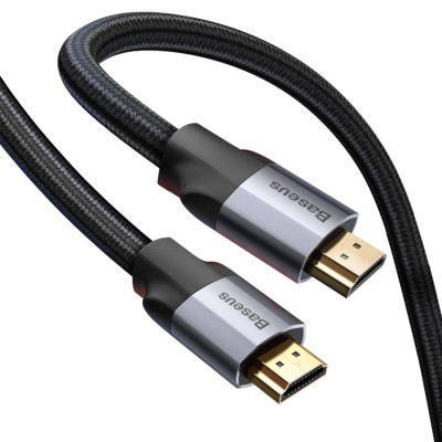 Baseus Enjoyment Series HDMI kábel, 4K, 0.75m (fekete - szürke)