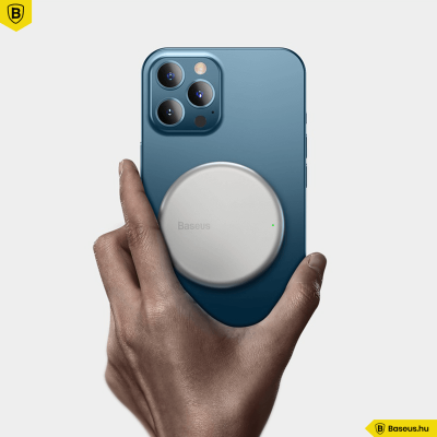 Baseus Simple MagSafe mágneses vezeték nélküli töltő 15W iPhone 12 szériához - fehér