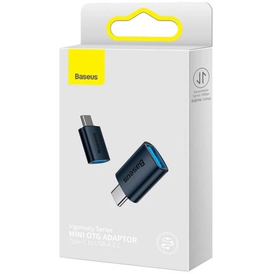 Baseus Ingenuity USB-C – USB-A OTG adapter - Kék
